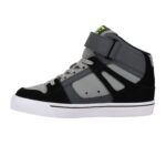 DC YOUTH PURE HIGH TOP EV SHOES GREY BLACK - Image 3