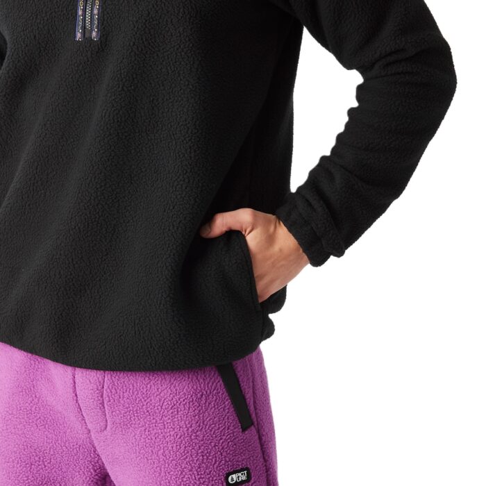 PICTURE KIMAG HALF ZIP FLEECE BLACK - Image 5