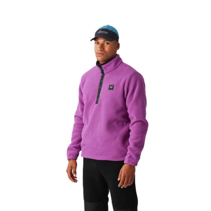 PICTURE KIMAG HALF ZIP FLEECE BRIGHT MAGENTA - Image 3