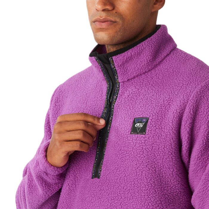 PICTURE KIMAG HALF ZIP FLEECE BRIGHT MAGENTA - Image 6