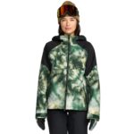 VOLCOM AGATE INSULATED WOMEN SNOW JACKET SHAMROCK HEATHER