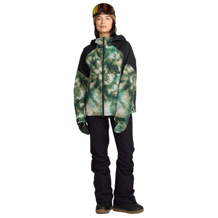 VOLCOM AGATE INSULATED WOMEN SNOW JACKET SHAMROCK HEATHER - Image 6