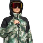 VOLCOM AGATE INSULATED WOMEN SNOW JACKET SHAMROCK HEATHER - Image 4
