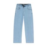 VOLCOM BOYS FREAZY LOOSE ELASTICETED WAIST DENIM BLUE PRINT