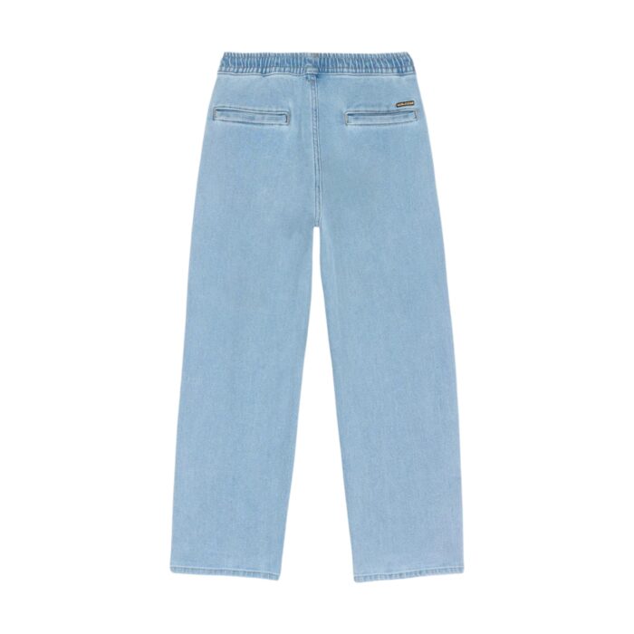 VOLCOM BOYS FREAZY LOOSE ELASTICETED WAIST DENIM BLUE PRINT - Image 2