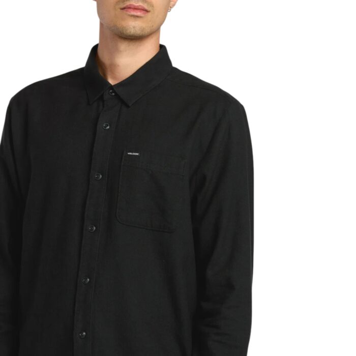 VOLCOM CADEN SOLID SHIRT ANTIQUE BLACK - Image 4