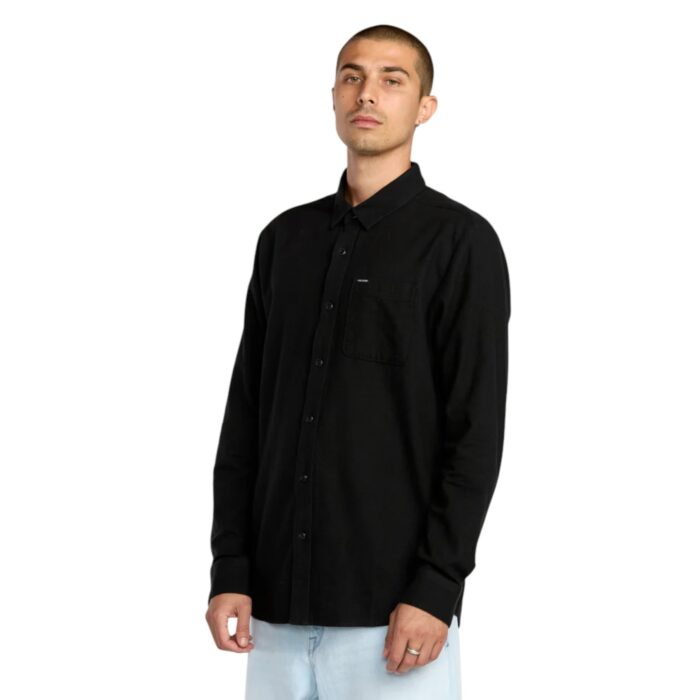 VOLCOM CADEN SOLID SHIRT ANTIQUE BLACK - Image 3