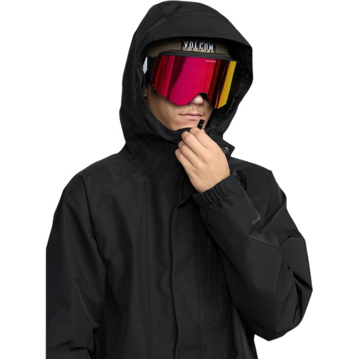 VOLCOM DUA GORE-TEX SNOW JACKET BLACK - Image 5