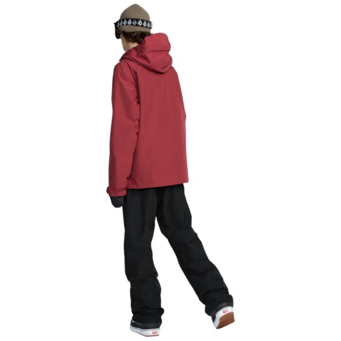 VOLCOM DUA INSULATED GORE-TEX JACKET BURNT RED - Image 4