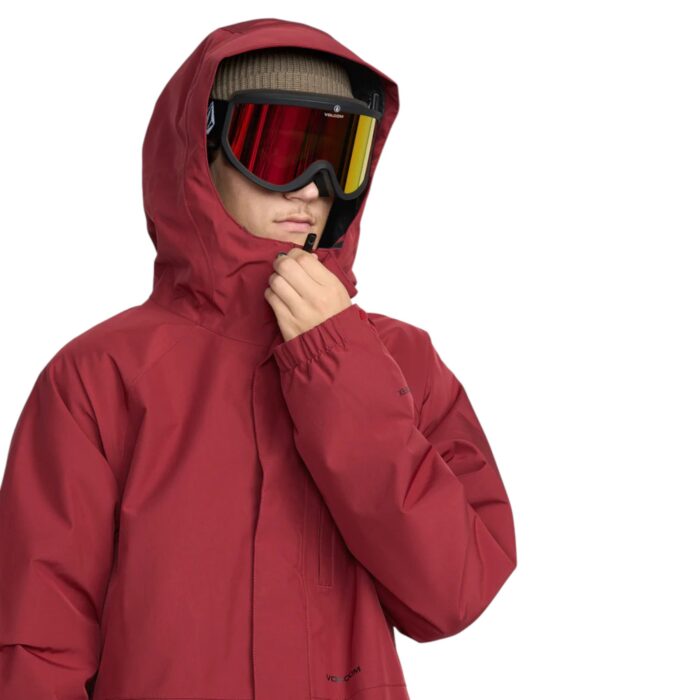 VOLCOM DUA INSULATED GORE-TEX JACKET BURNT RED - Image 6