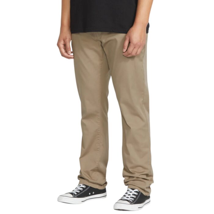 VOLCOM FRICKIN MODERN STRETCH PANT KHAKI - Image 3