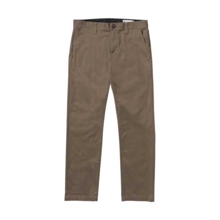VOLCOM FRICKIN MODERN STRETCH PANT MUSHROOM - Image 6