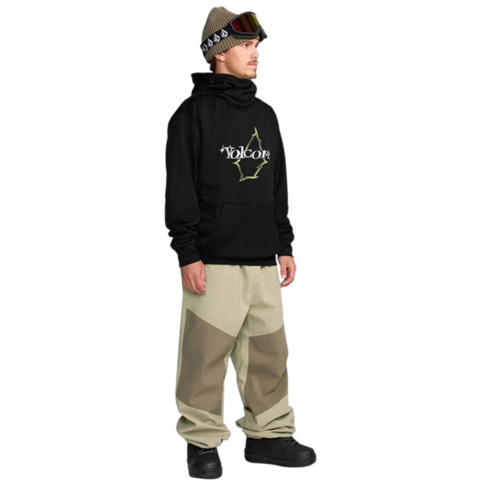 VOLCOM HYDRO RIDING HOODIE BLACK - Image 4