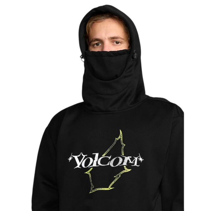 VOLCOM HYDRO RIDING HOODIE BLACK - Image 6