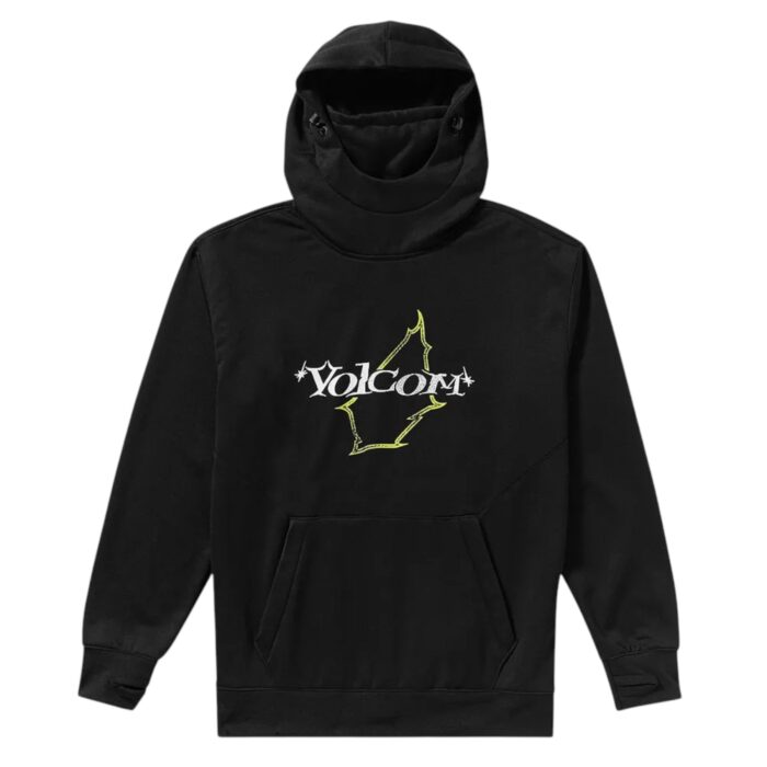 VOLCOM HYDRO RIDING HOODIE BLACK - Image 7