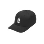 VOLCOM KIDS FULL STONE FLEXFIT CAP BLACK