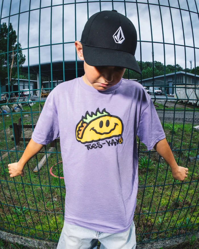 VOLCOM KIDS FULL STONE FLEXFIT CAP BLACK - Image 4