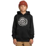 VOLCOM KIDS HYDRO FLEECE HOODIE BLACK - Image 3