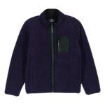 VOLCOM KIDS MUZZER FUZZAR ZIP FLEECE DARK PURPLE