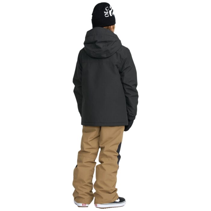 VOLCOM KIDS STONE 91 INSULATED SNOW JACKET BLACK - Image 4