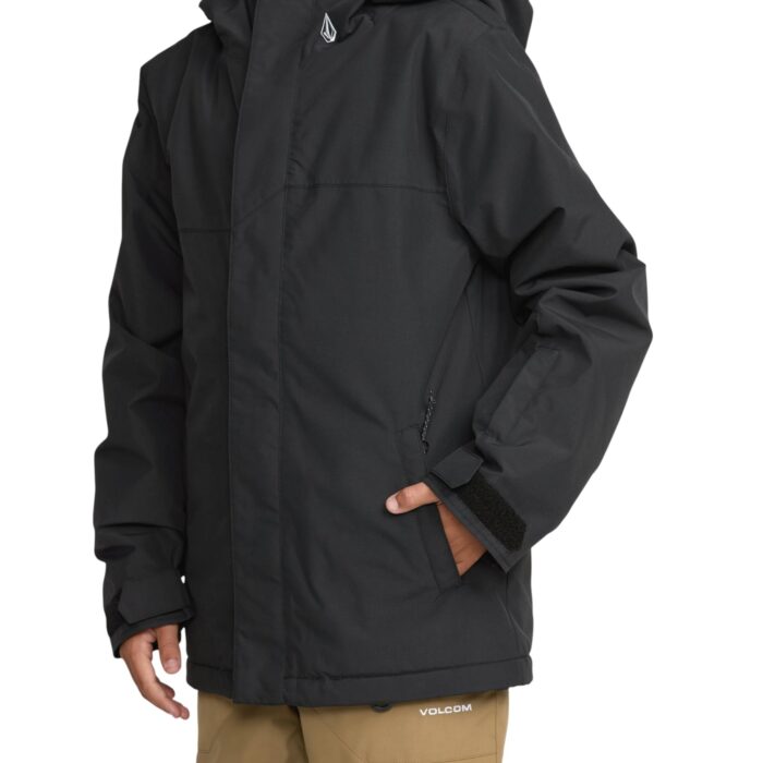 VOLCOM KIDS STONE 91 INSULATED SNOW JACKET BLACK - Image 5