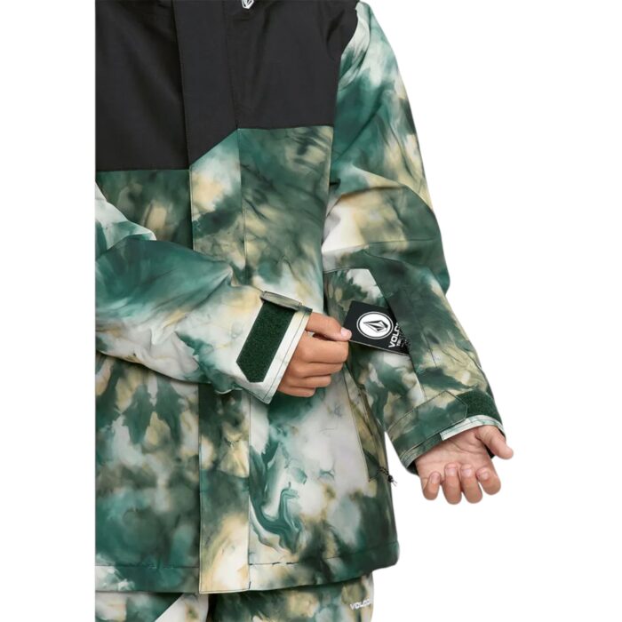 VOLCOM KIDS STONE 91 INSULATED SNOW JACKET GREEN - Image 5