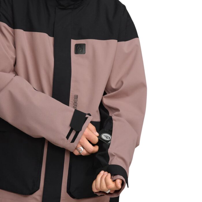 VOLCOM KLEEVELAND SNOW JACKET MAUVE - Image 6