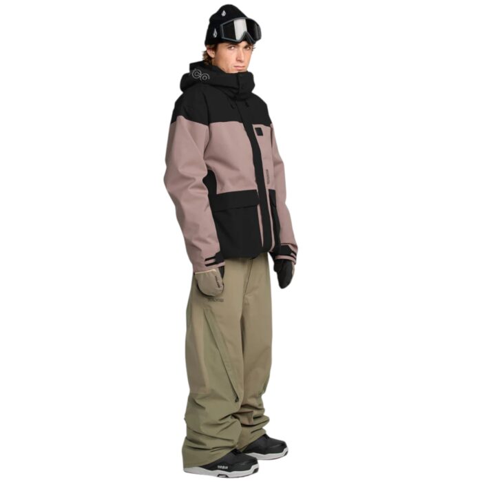 VOLCOM KLEEVELAND SNOW JACKET MAUVE - Image 3