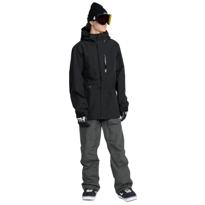 VOLCOM L GORE-TEX INSULATED SNOW JACKET BLACK - Image 3