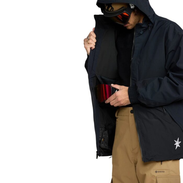 VOLCOM LONGO GORE-TEX SNOW JACKET BLACK - Image 9