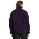 VOLCOM MUZZER FUZZAR ZIP SHERPA FLEECE DARK PURPLE - Image 2