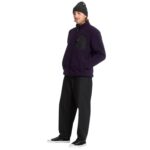 VOLCOM MUZZER FUZZAR ZIP SHERPA FLEECE DARK PURPLE - Image 4