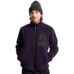VOLCOM MUZZER FUZZAR ZIP SHERPA FLEECE DARK PURPLE - Image 6