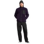 VOLCOM MUZZER FUZZAR ZIP SHERPA FLEECE DARK PURPLE - Image 7