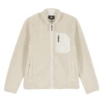 VOLCOM MUZZER FUZZAR ZIP SHERPA FLEECE STONE - Image 6