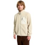 VOLCOM MUZZER FUZZAR ZIP SHERPA FLEECE STONE - Image 5