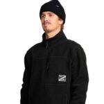 VOLCOM NELSON SHERPA FULL ZIP JACKET BLACK - Image 5