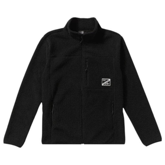 VOLCOM NELSON SHERPA FULL ZIP JACKET BLACK - Image 8