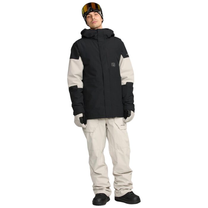VOLCOM PRIMRY INSULATED SNOW JACKET BLACK - Image 3
