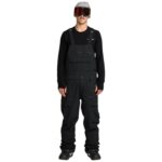 VOLCOM ROAN BIB OVERALL SNOWBOARD PANT BLACK