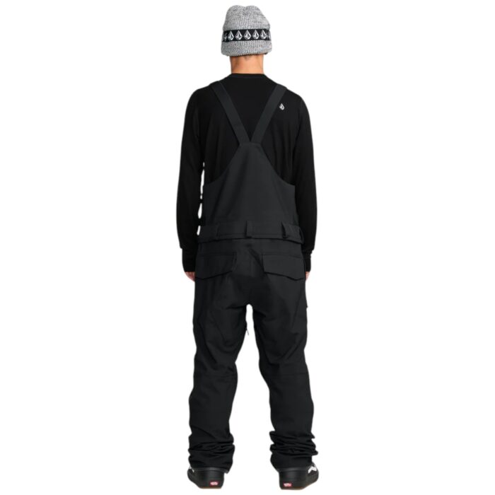 VOLCOM ROAN BIB OVERALL SNOWBOARD PANT BLACK - Image 2