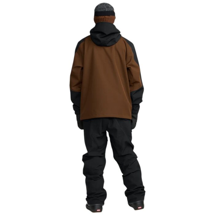 VOLCOM ROAN BIB OVERALL SNOWBOARD PANT BLACK - Image 5