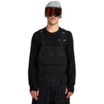 VOLCOM ROAN BIB OVERALL SNOWBOARD PANT BLACK - Image 6