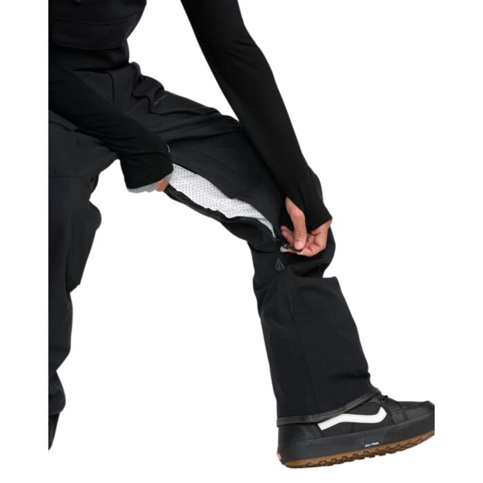 VOLCOM ROAN BIB OVERALL SNOWBOARD PANT BLACK - Image 9