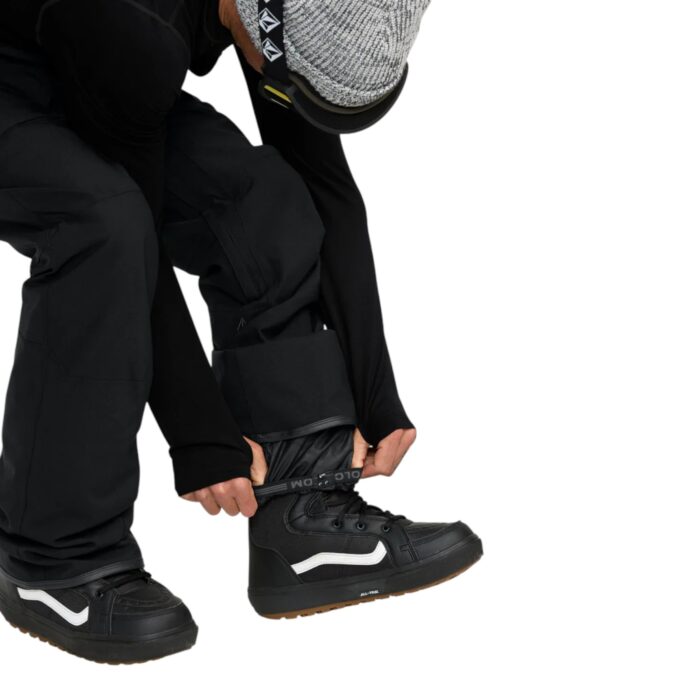 VOLCOM ROAN BIB OVERALL SNOWBOARD PANT BLACK - Image 10