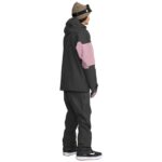 VOLCOM ROAN BIB OVERALL SNOWBOARD PANT DARK GREY - Image 7