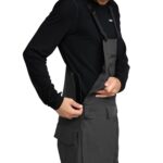 VOLCOM ROAN BIB OVERALL SNOWBOARD PANT DARK GREY - Image 8