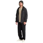 VOLCOM SINGLE STONE SHERPA LINED ZIP HOODIE HEATHER BLACK - Εικόνα 6
