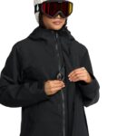 VOLCOM STONEY SHADOW INSULATED WOMEN SNOW JACKET BLACK - Image 7