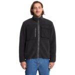 VOLCOM STORM STONE ZIP FLEECE ASPHALT BLACK